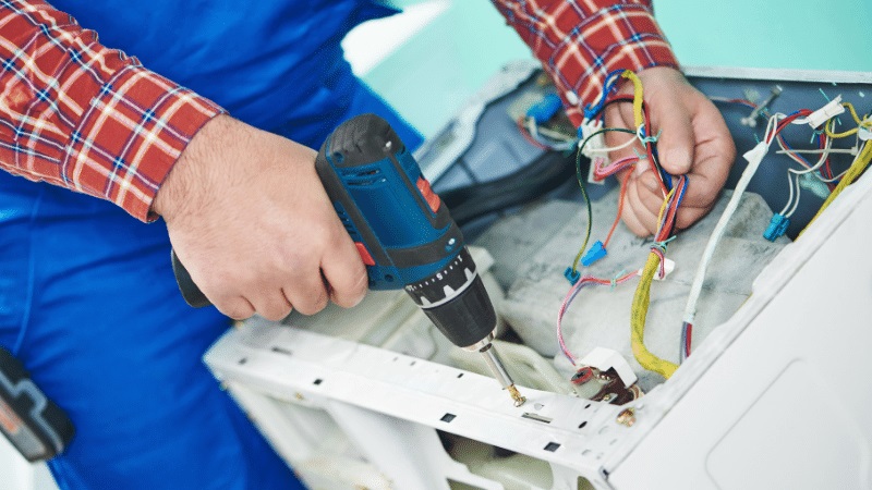 Kalecik Axen Axen çamaşır makinesi kart tamiri – Su almama arızası orijinal parça ile giderildi. - Teknik servis örneği